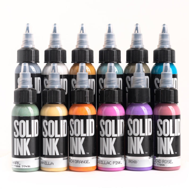 Solid Ink Art Deco 12 Bottle Ink Set