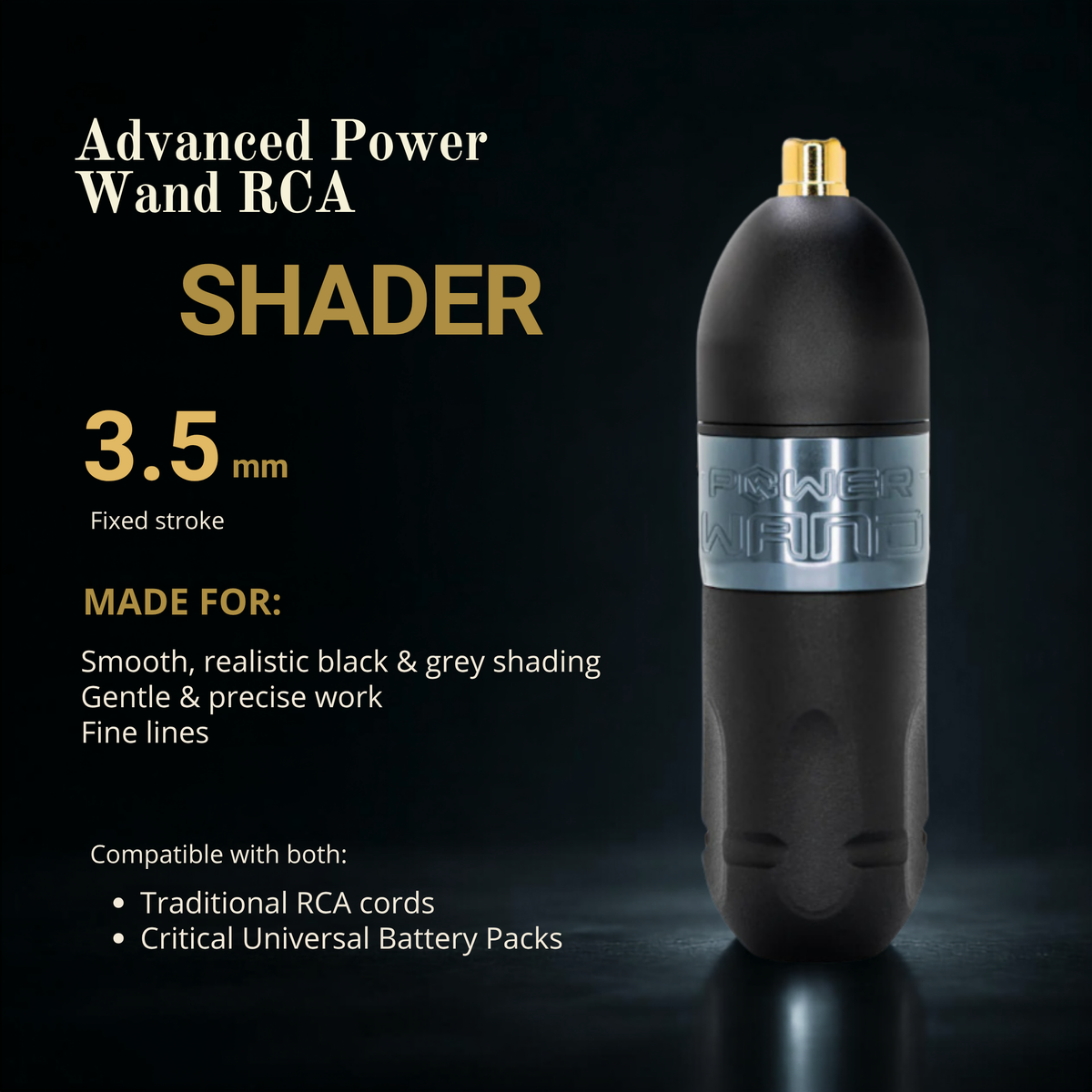 Bishop x Critical V2 Advanced Power Wand RCA Only Pen Machine
