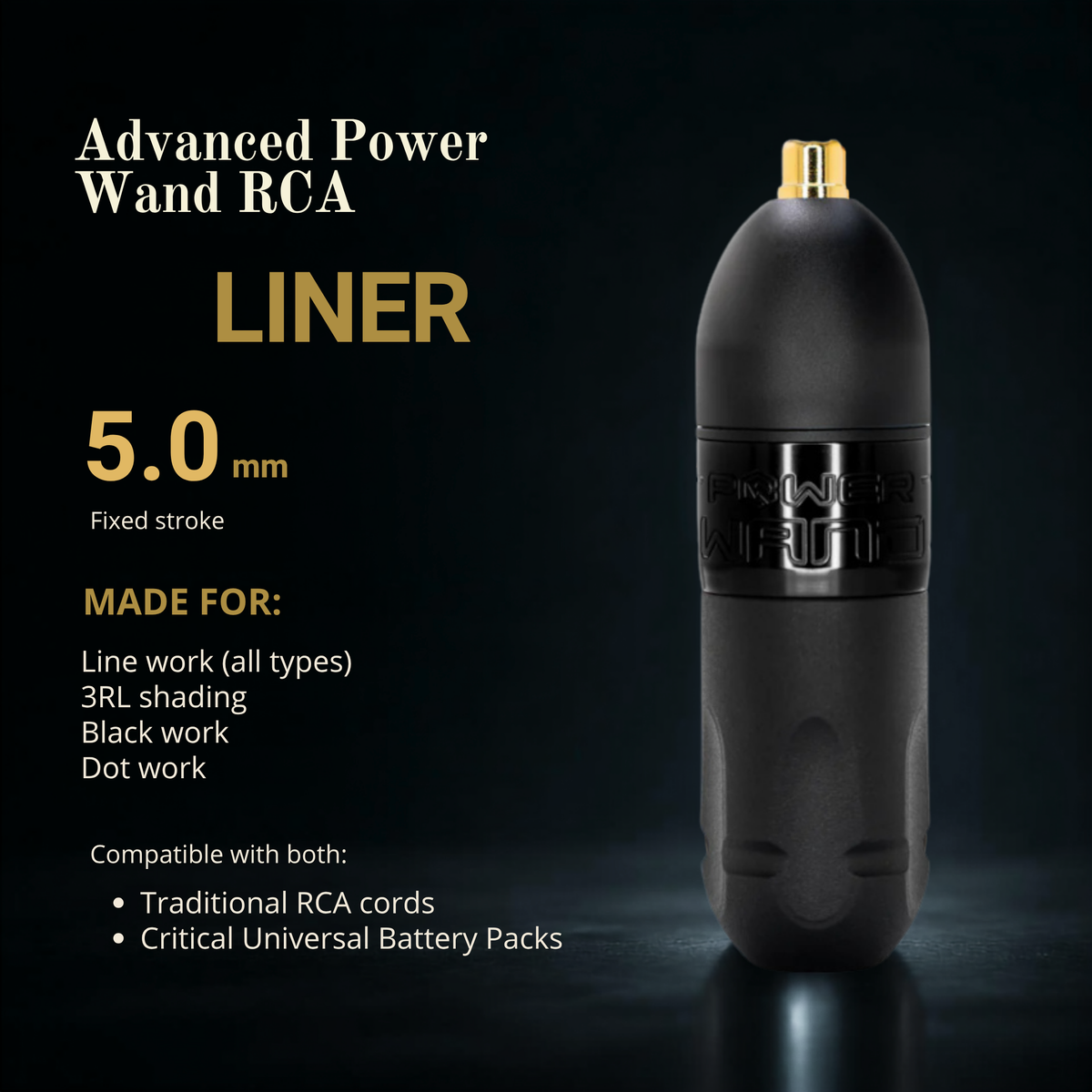 Bishop x Critical V2 Advanced Power Wand RCA Only Pen Machine