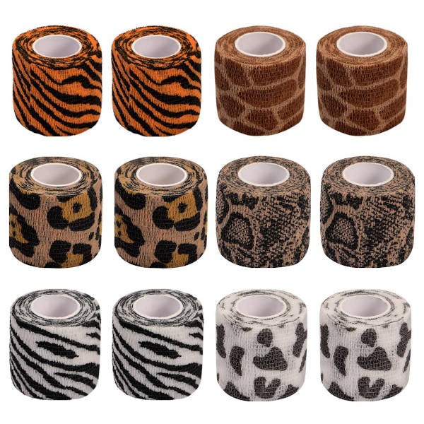 Coflex Grip Tape 5cm Mixed Animal Prints