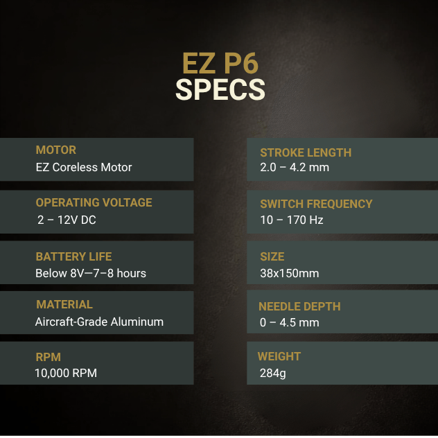 EZ P6 Black Pen Machine