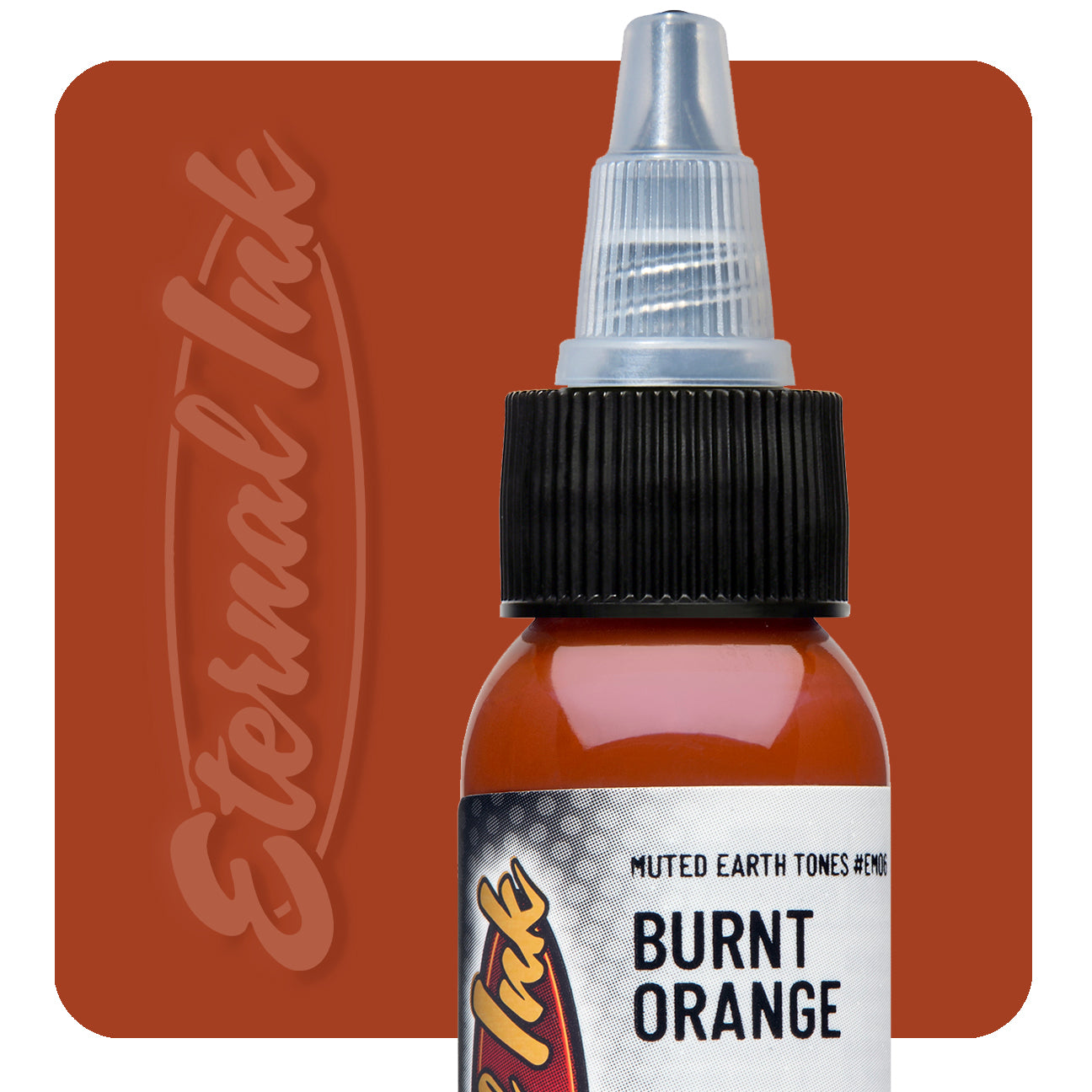 Eternal Muted Earth Tones Burnt Orange Ink
