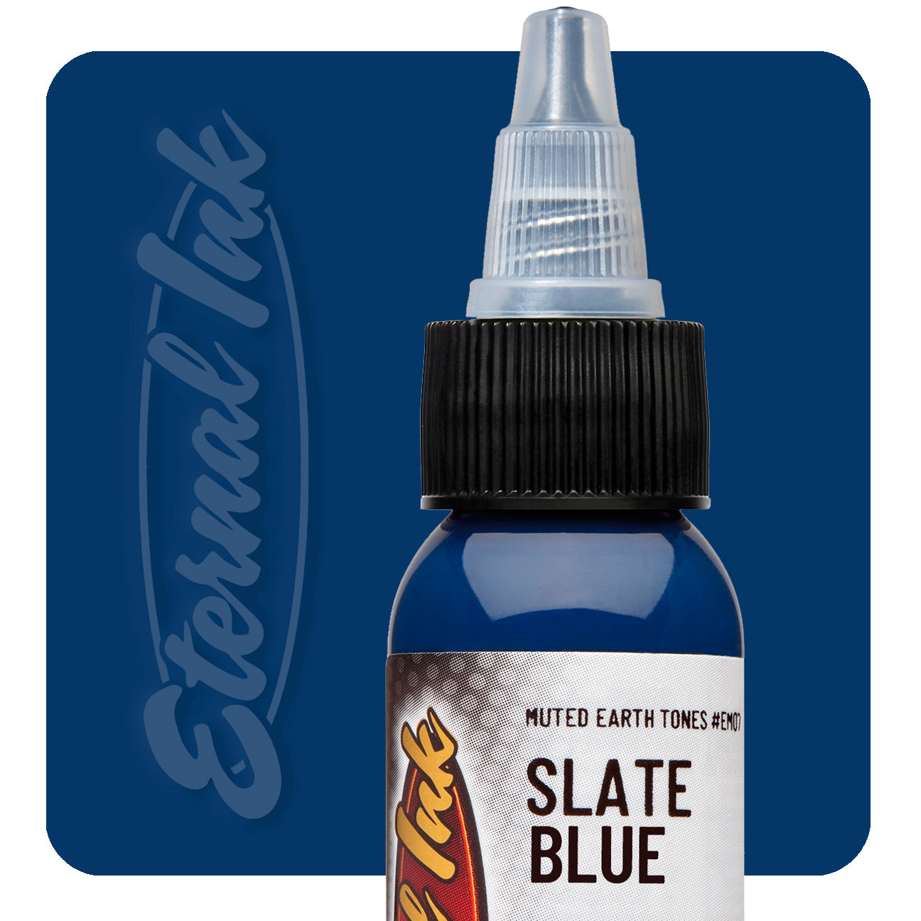 Eternal Muted Earth Tones Slate Blue Ink