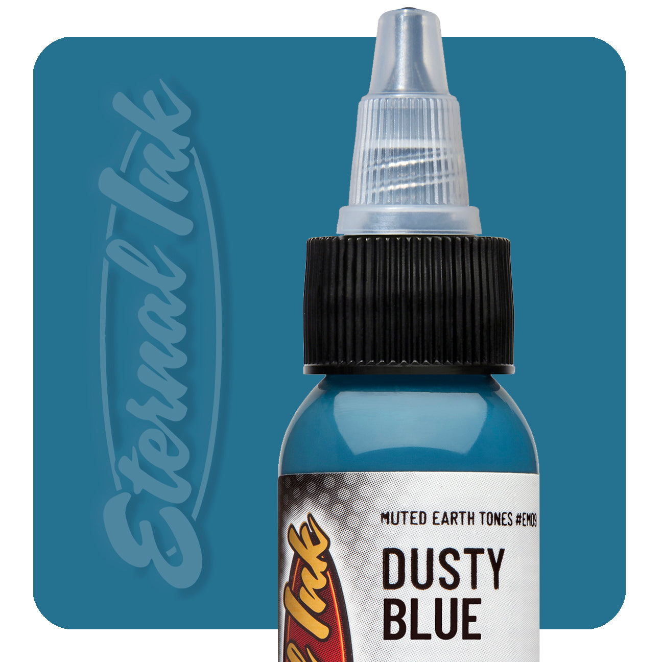 Eternal Muted Earth Tones Dusty Blue Ink