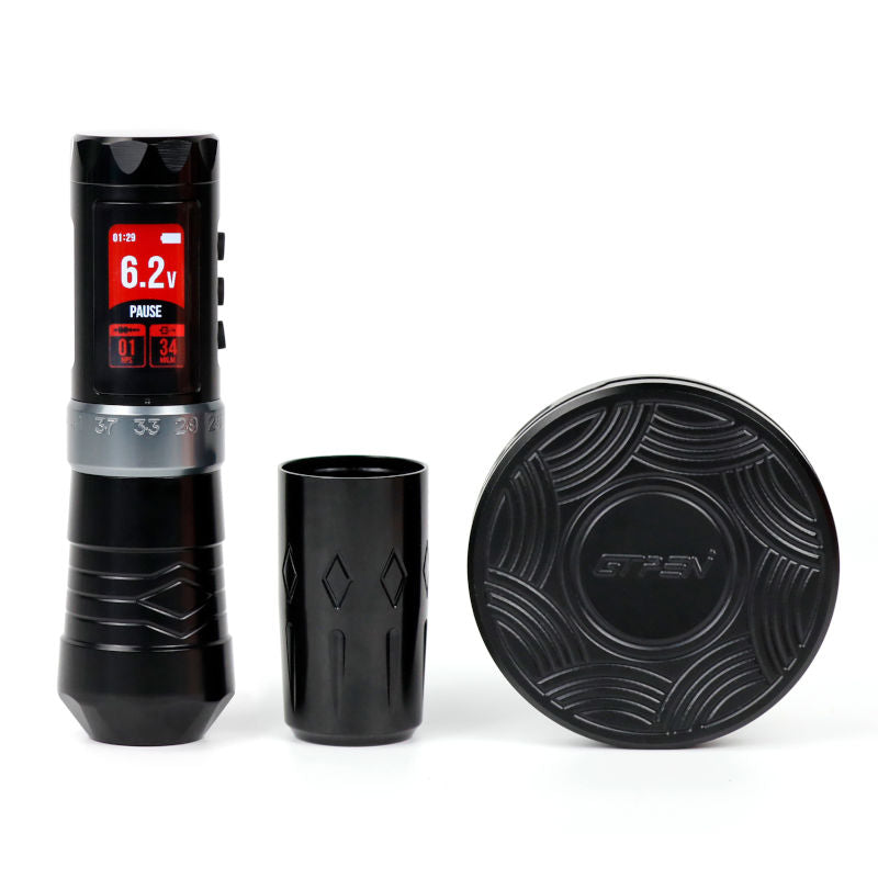Ava Grey GTS Wireless Tattoo Pen Machine Kit