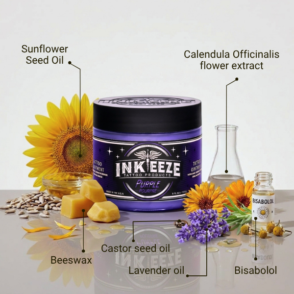 Ink-Eeze Purple Lavender Tattoo Glide 6oz