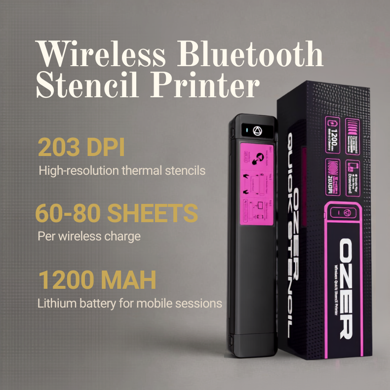 Ozer Quick Stencil Printer + Thermal Paper Bundle