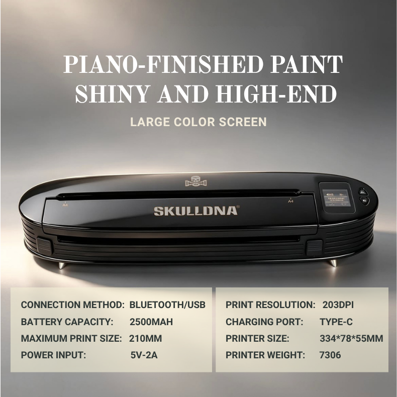 SkullDNA SP30 Thermal Printer and Premium Stencil Paper Bundle