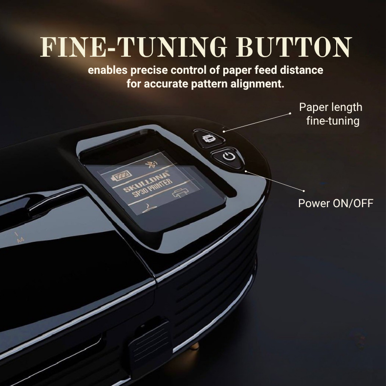 SkullDNA SP30 Thermal Printer and Premium Stencil Paper Bundle