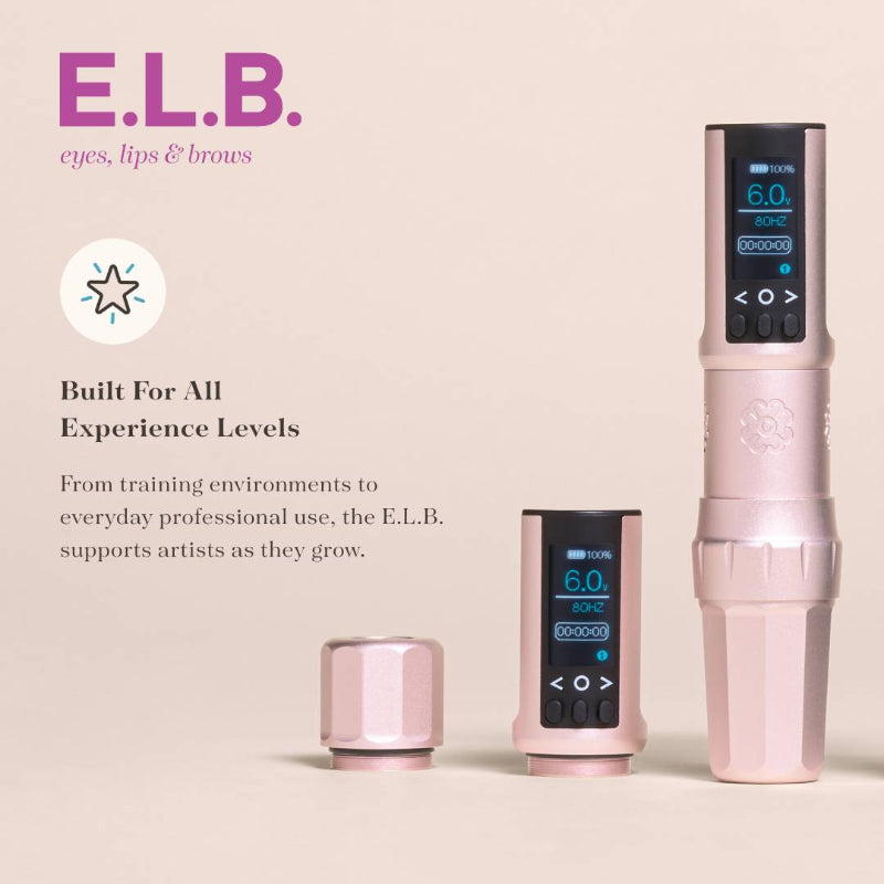 Microbeau Blush Pink E.L.B Adjustable Stroke Pen Machine
