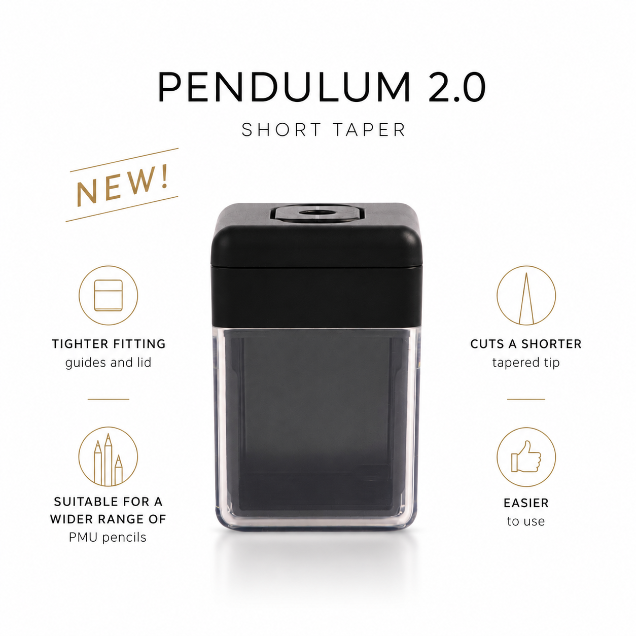 Pendulum Eyebrow Pencil Sharpener