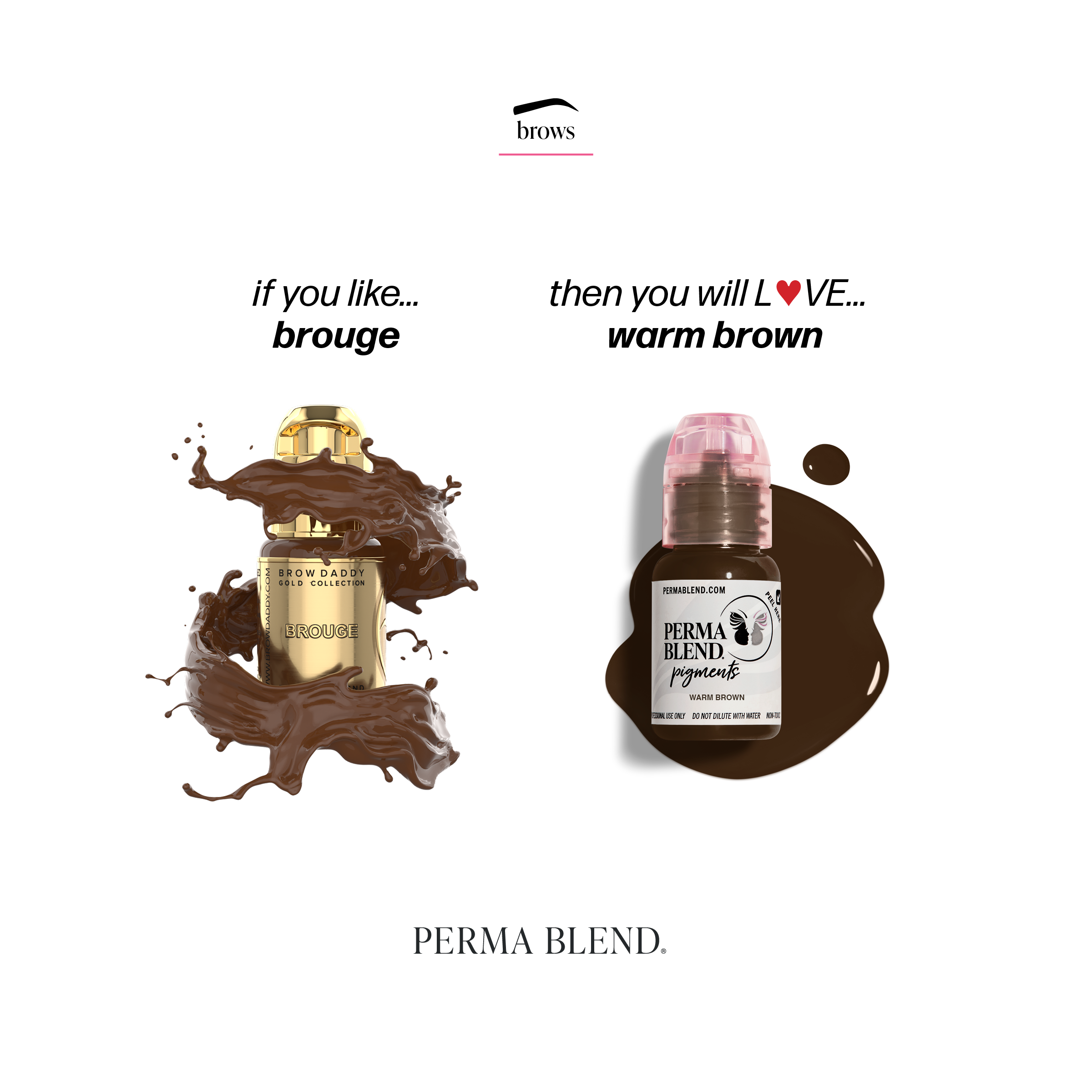 Perma Blend Warm Brown Pigment