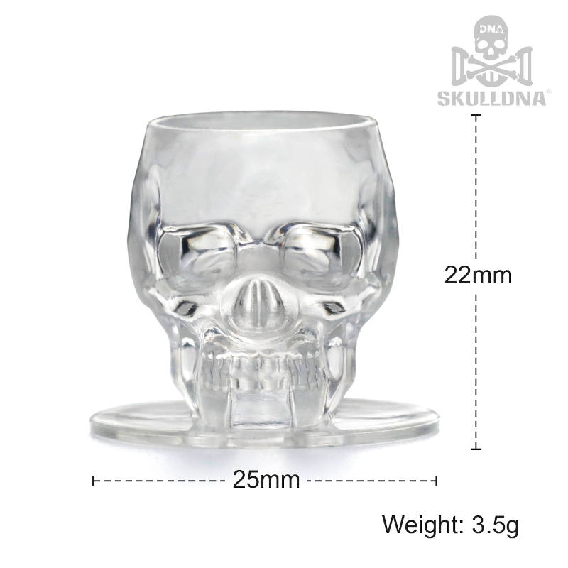 SkullDNA Crystal Skull 22mm Ink Caps