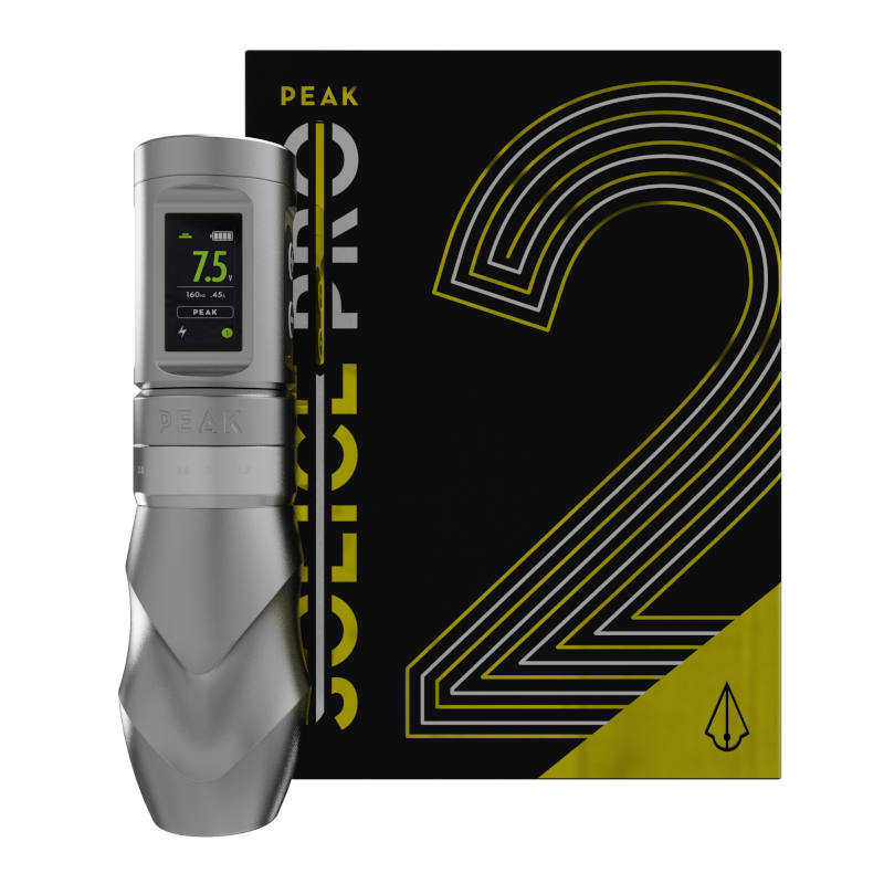 Peak Solice Matte Silver Pro V2 Pen Machine