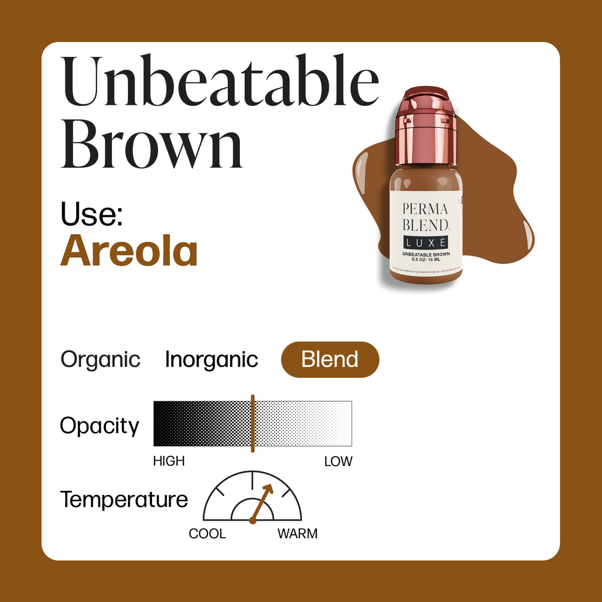 Perma Blend Luxe Unstoppable Unbeatable Brown Pigment