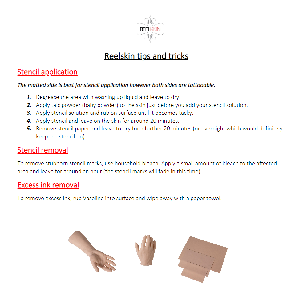 Reel Skin Practice Skin Uncut Roll