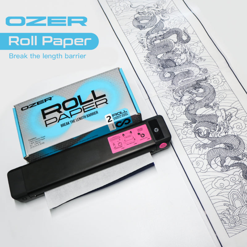 Ozer Quick Stencil with Ozer Paper Roll