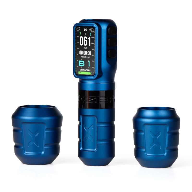 Ozer x Channel Blue Pen Machine