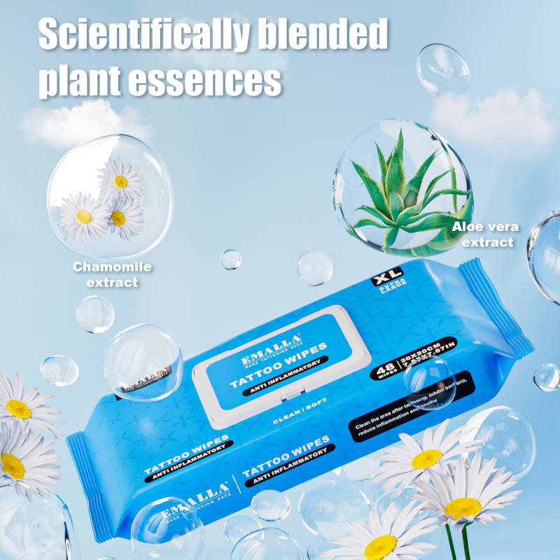 Emalla Anti-Inflammatory Tattoo Wipes