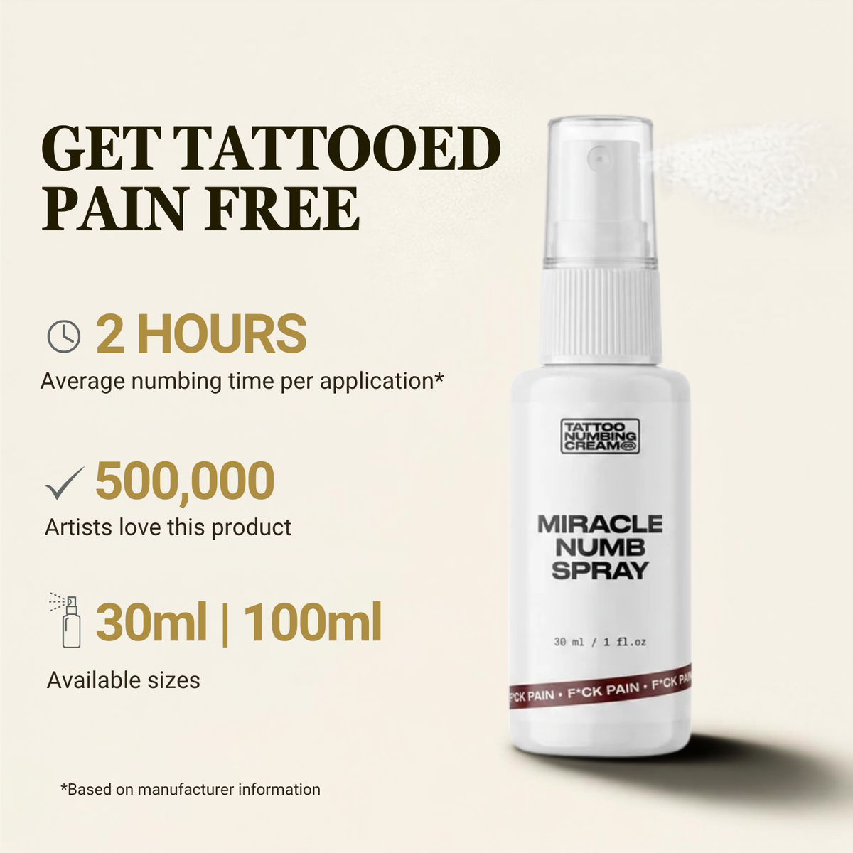 Signature XL Numbing Spray 100ml