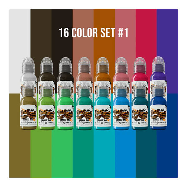 World Famous 16 Colour Set #1 1oz