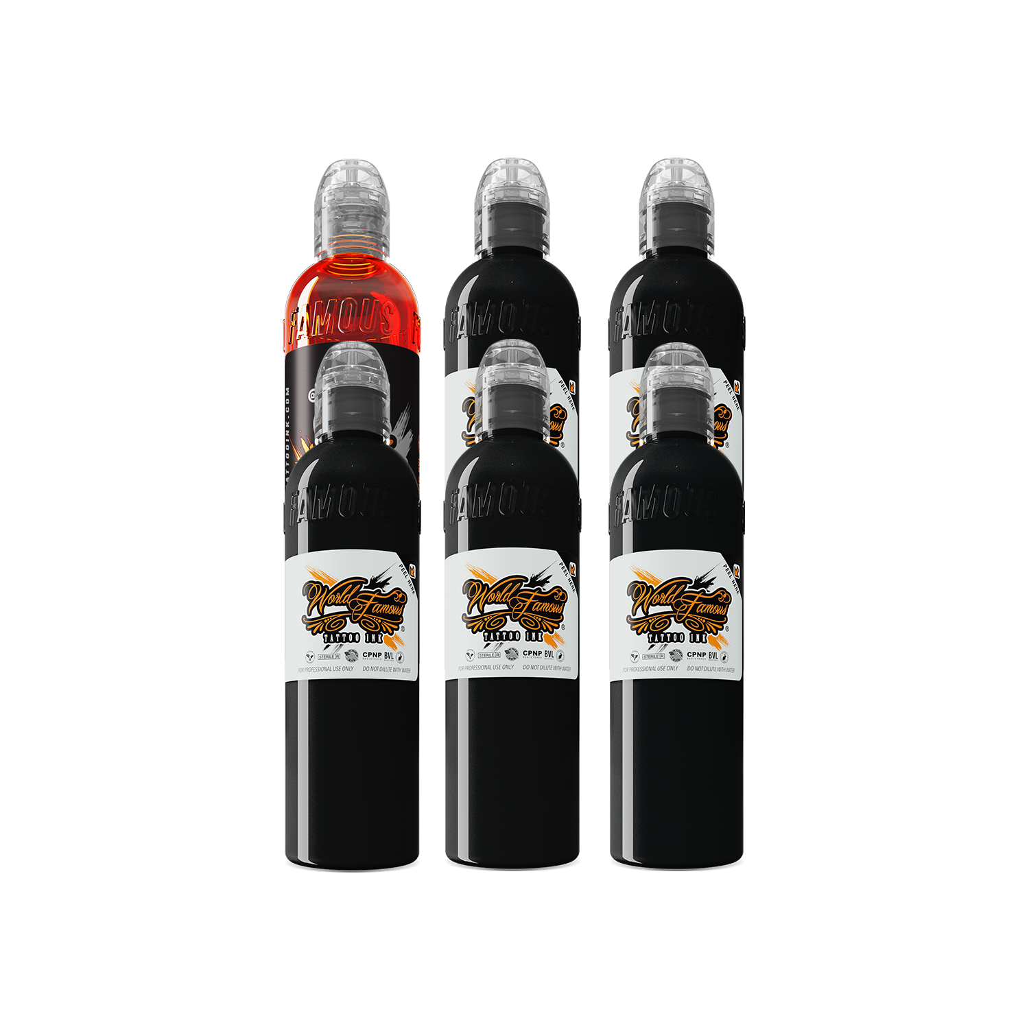 World Famous Five Stage Shading Set plus Mixer