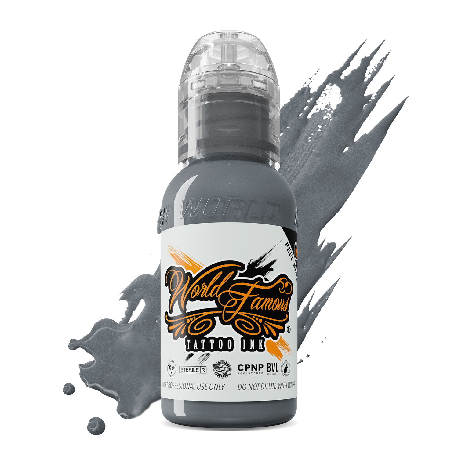 World Famous Battleship Grey Ink