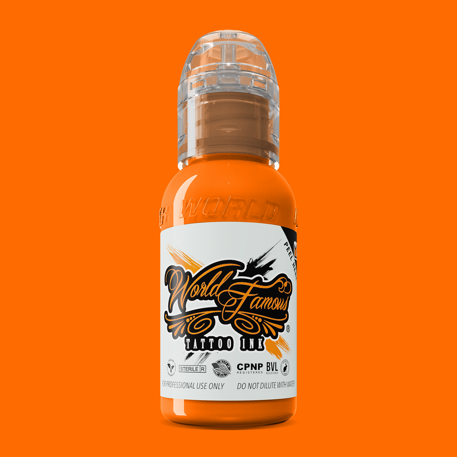 World Famous Acropolis Orange Ink