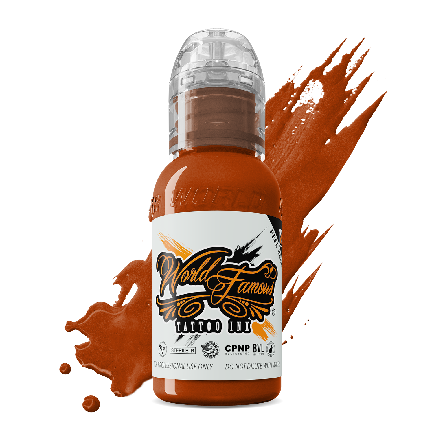 World Famous Burnt Orange Ink 1oz