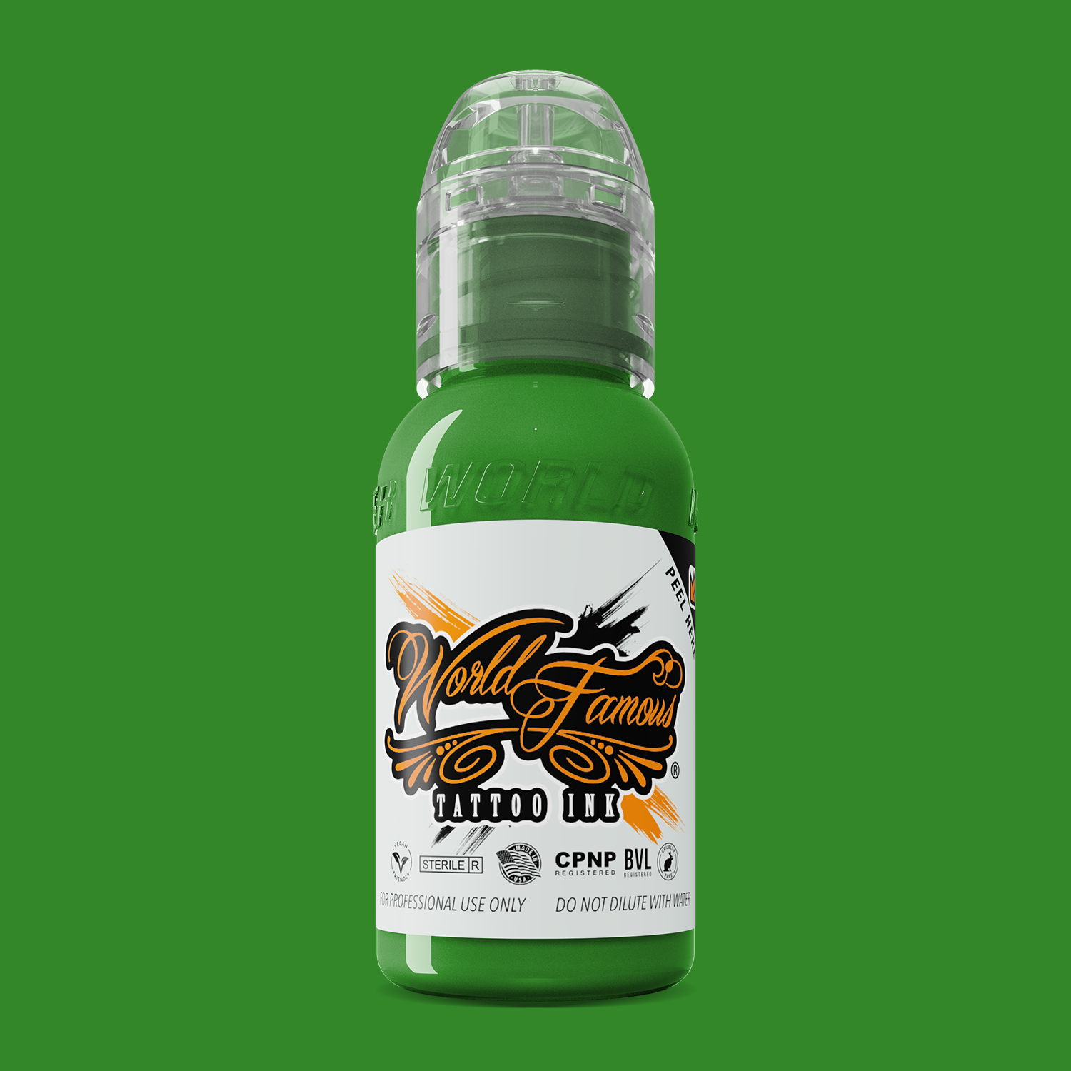 World Famous Valhalla Portrait Loki Green Ink