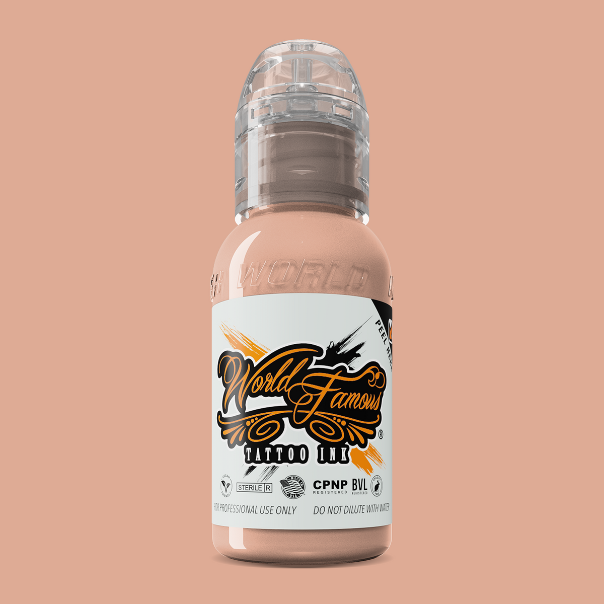 World Famous Pink Ribbon Fair Peach Ink