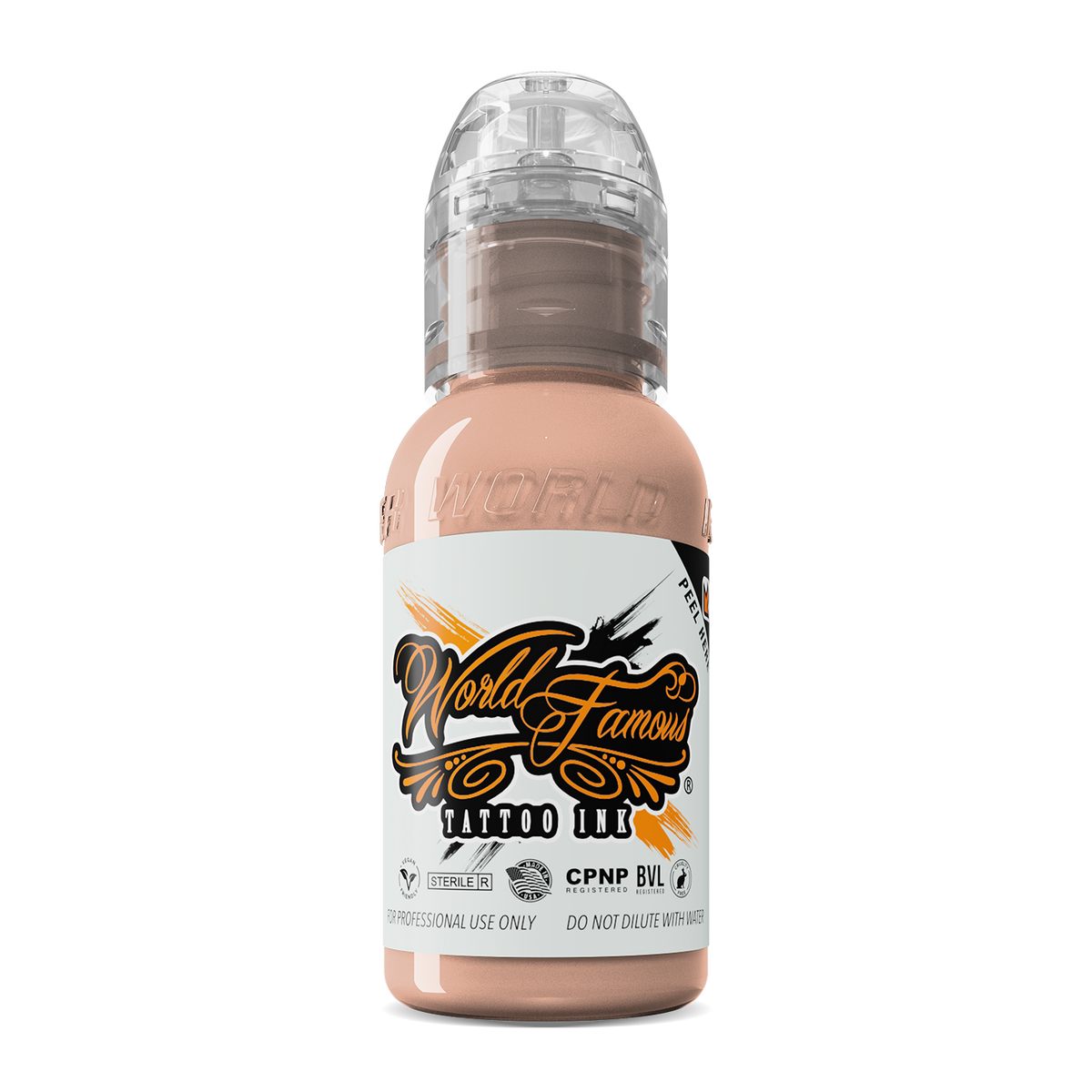 World Famous Pink Ribbon Fair Peach Ink