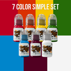 World Famous 7 Colour Simple Set 1/2oz