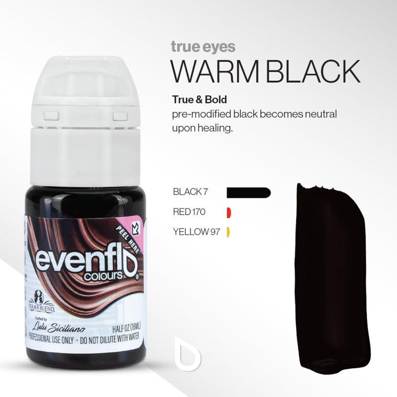 Perma Blend Evenflo Warm Black Eyeliner Pigment