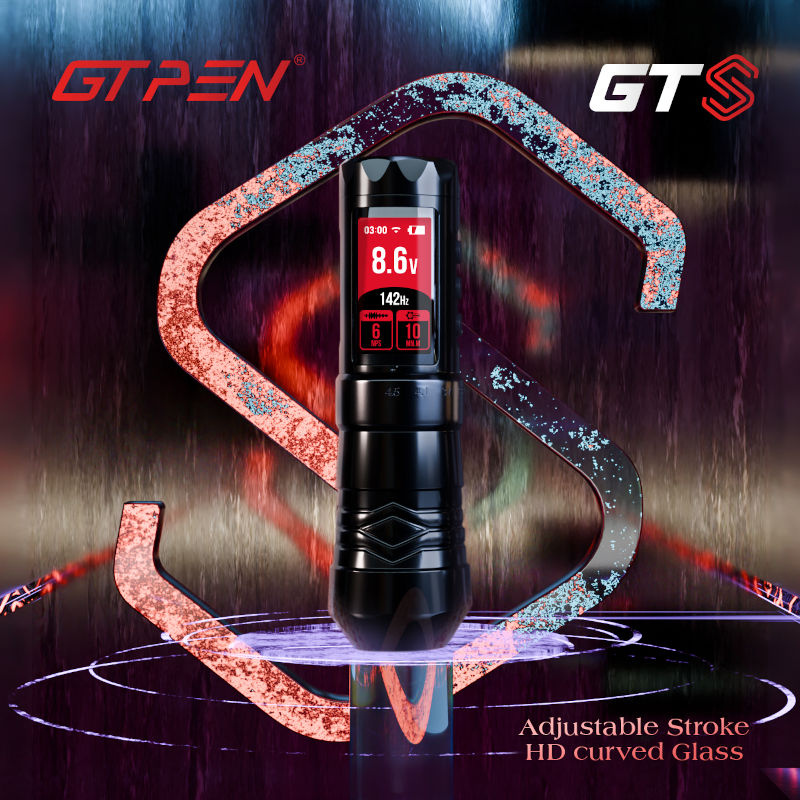 Ava Red GTS Wireless Tattoo Pen Machine Kit
