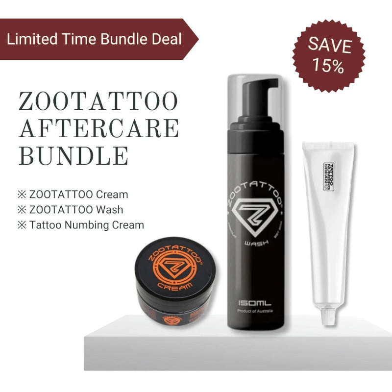 10g numbing Cream/150ml Zootattoo Wash/100ml Zootattoo Cream