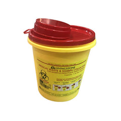 Yellow 1.4L Sharps Container