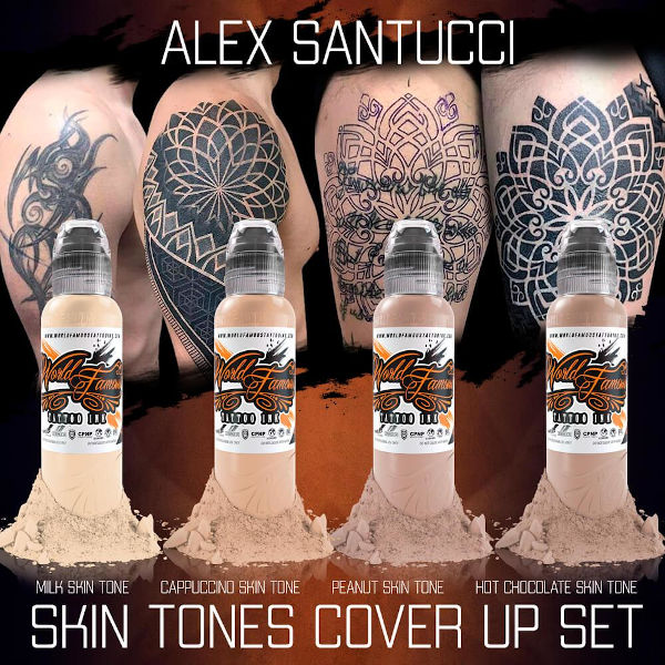 World Famous Alex Santucci Skin Tone Cover Up Set 1oz