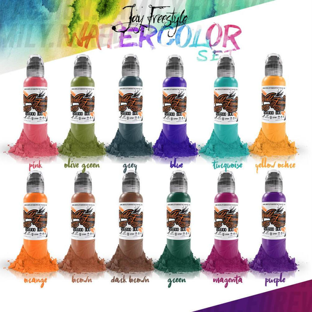 World Famous Jay Freestyle Watercolour Set 1oz