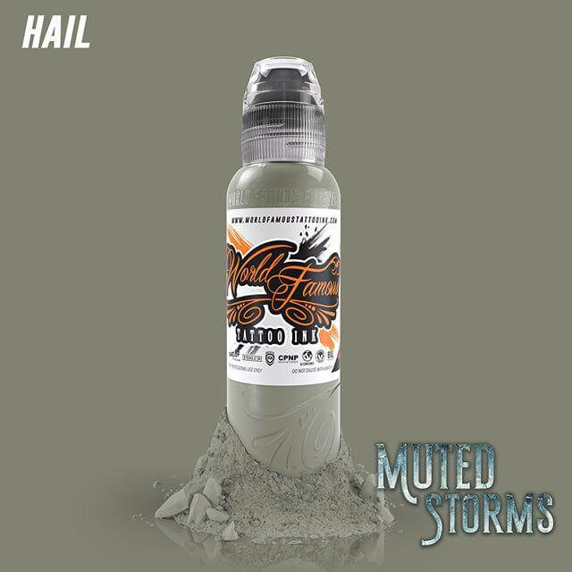 World Famous Muted Storms Hail Ink
