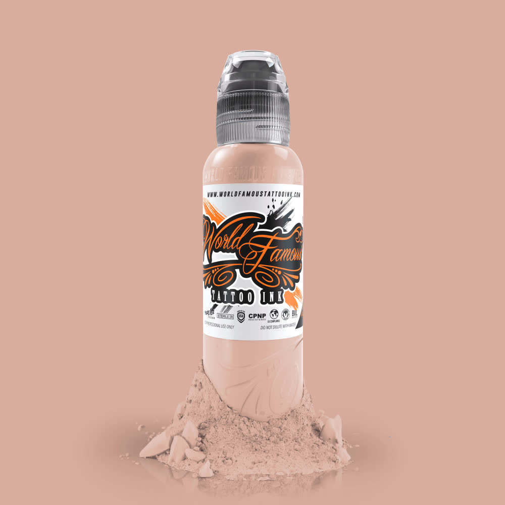 World Famous Pink Ribbon Bright Peach Ink 1oz