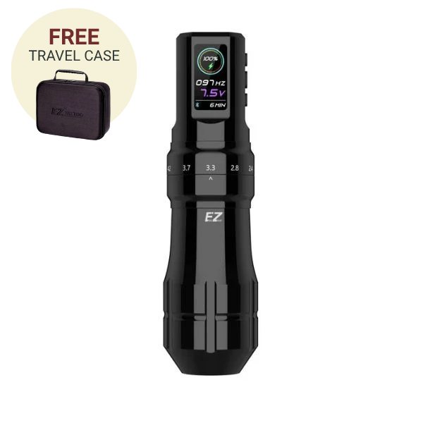 EZ P3 Pro Gloss Black Wireless Battery Pen Machine