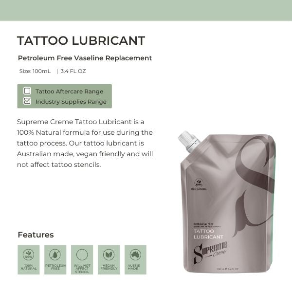 Supreme Creme Tattoo Lubricant