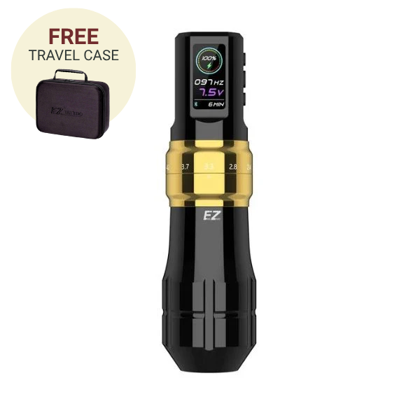 EZ P3 Pro Gloss Gold Wireless Battery Pen Machine