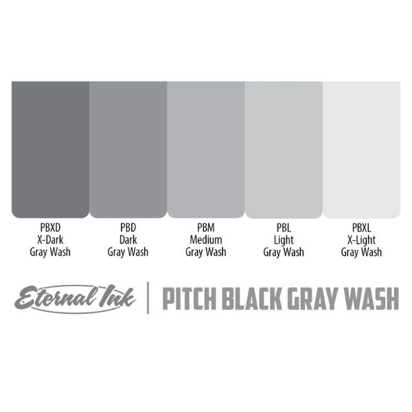 Eternal - Pitch Black Gray Wash Medium