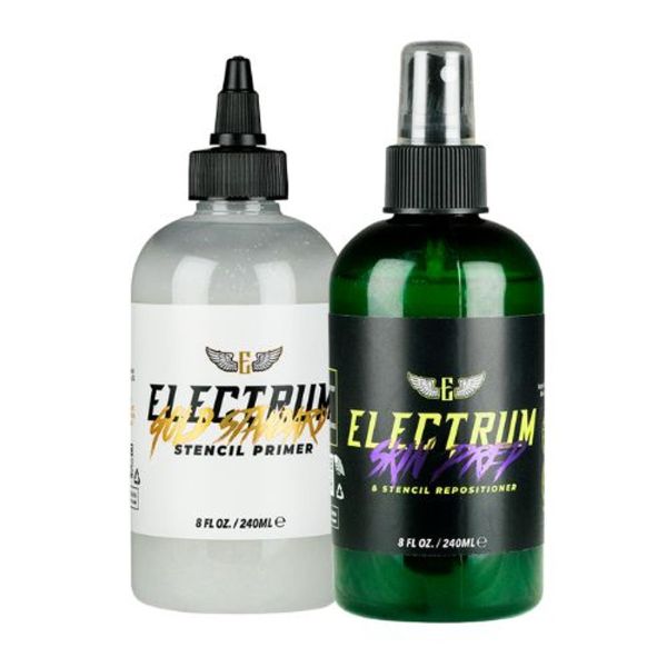 Electrum Gold Standard & Stencil Prep / Remover Combo 8oz
