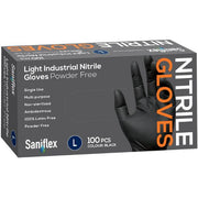 Saniflex Black Light Nitrile Gloves - Carton of 10 Boxes