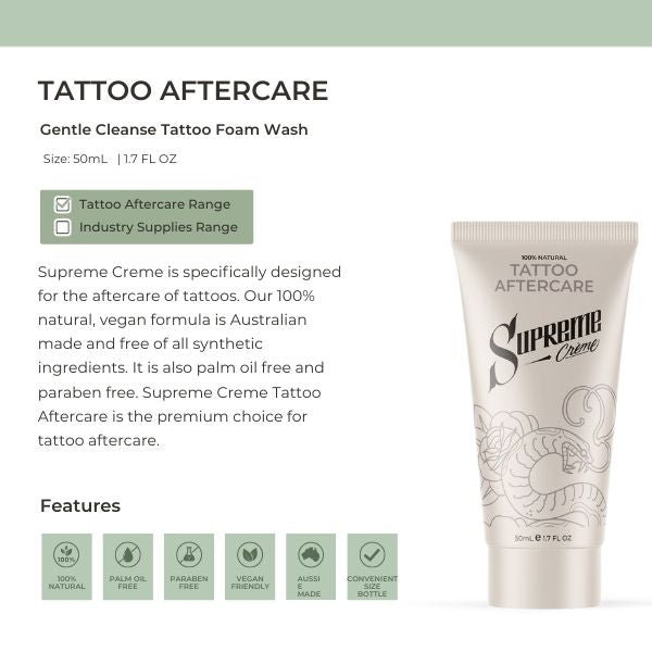 Supreme Creme Tattoo Aftercare