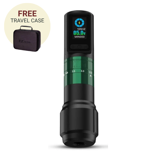 Inkin Black & Green Inferno Adjustable Pen Machine