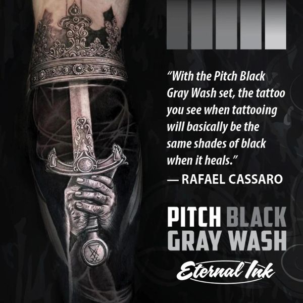 Eternal - Pitch Black Gray Wash Set